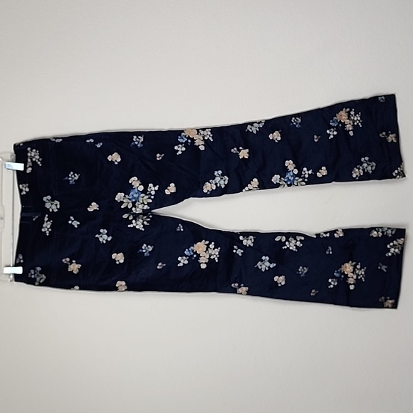 Free People Driftwood Floral Embroidered Velour Pants - Picture 5 of 11